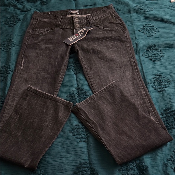 Jean Paul Gaultier Charcoal Straight Leg Jeans